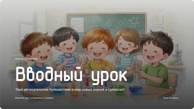 Биология — тема «Лаборатория»